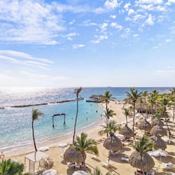 Private beach, white sand, beach cabanas, sun loungers