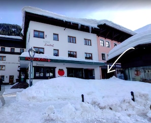 Fassade der Unterkunft