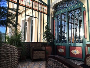 Entrada de la propiedad