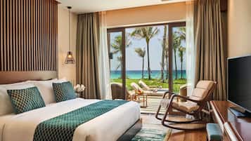 Premium bedding, down duvets, minibar, in-room safe