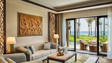 Ropa de cama de alta calidad, edredón y minibar