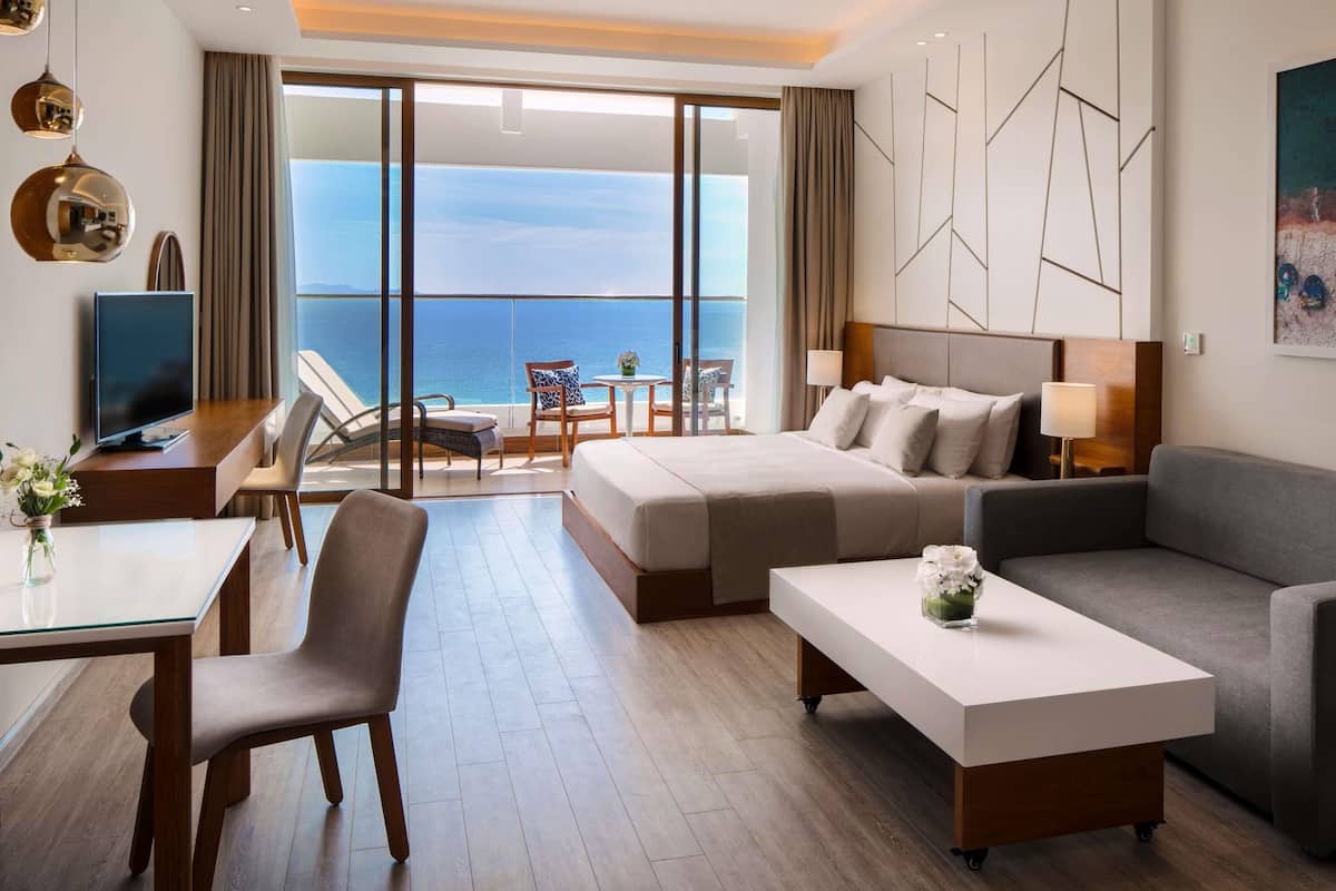 Appart'hôtel, 1 lit double, vue mer (Residence)