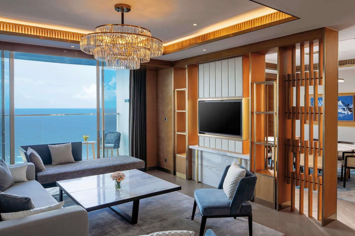 Suite Présidentielle, 1 très grand lit | Literie de qualité supérieure, couette en duvet d'oie, minibar