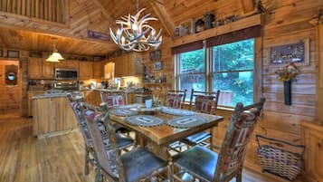 Kabin | Dapur pribadi | Lemari es, microwave, kompor, dan mesin pencuci piring