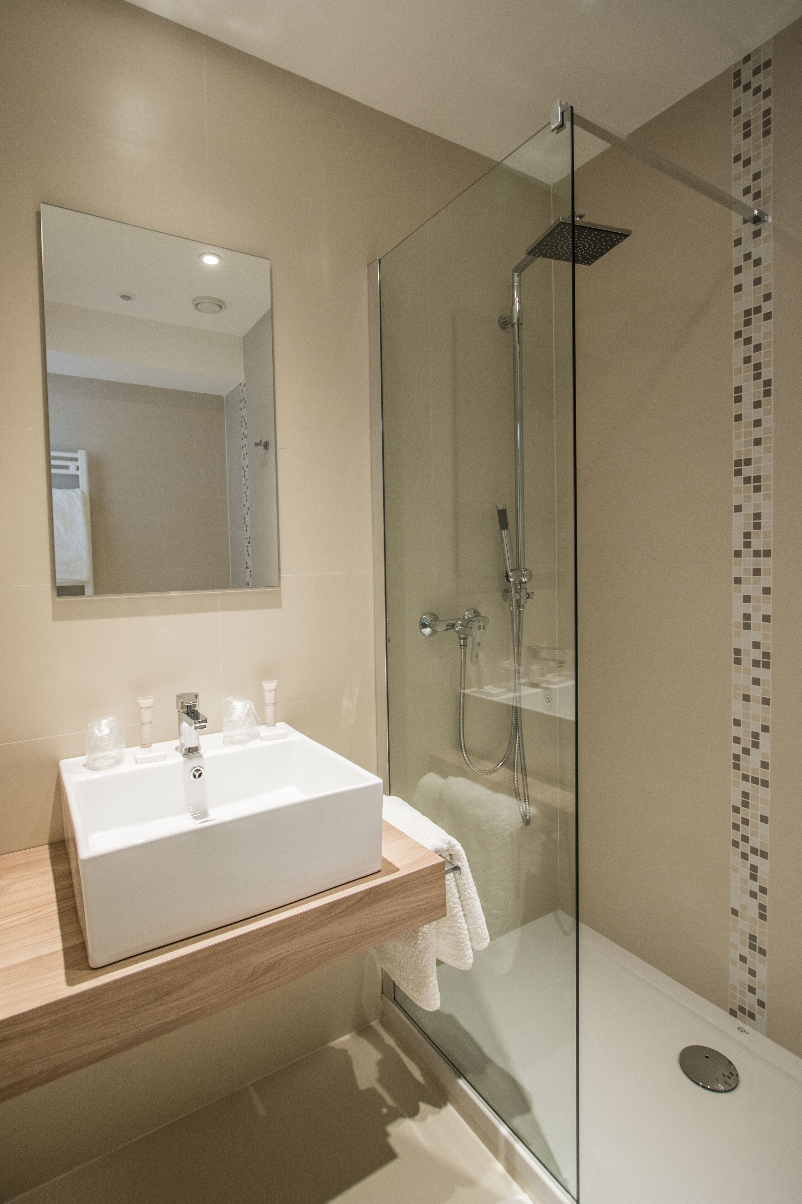 single room | bathroom | free toiletries, hair dryer, towels