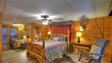 Chalet rustique | 3 chambres, bureau, accès au Wi-Fi (inclus)