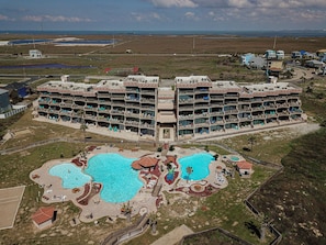Exterior - Shared Heated Pool, Boardwalk to Beach (Corpus Christi)