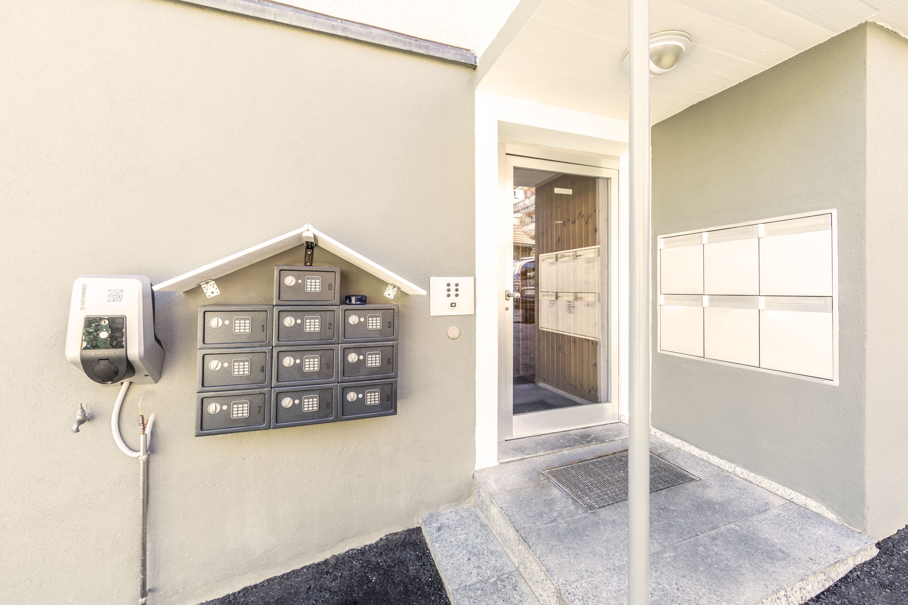 Electric vehicle-charging station