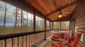 Balcony - Red Rocker (Morganton)