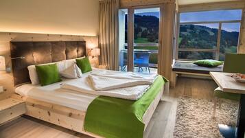 Literie hypoallergénique, minibar, coffres-forts dans les chambres