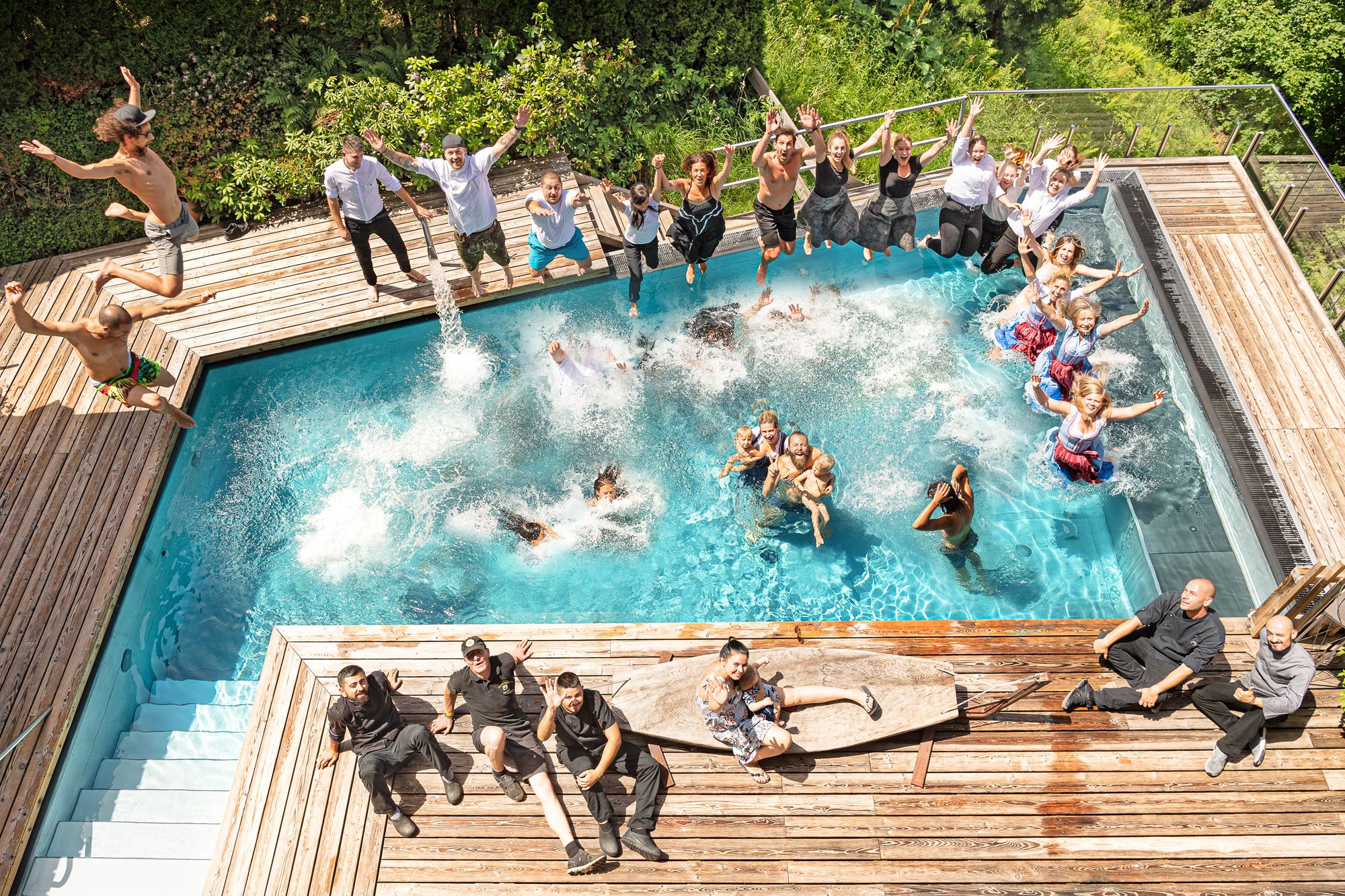 Innenpool, Außenpool