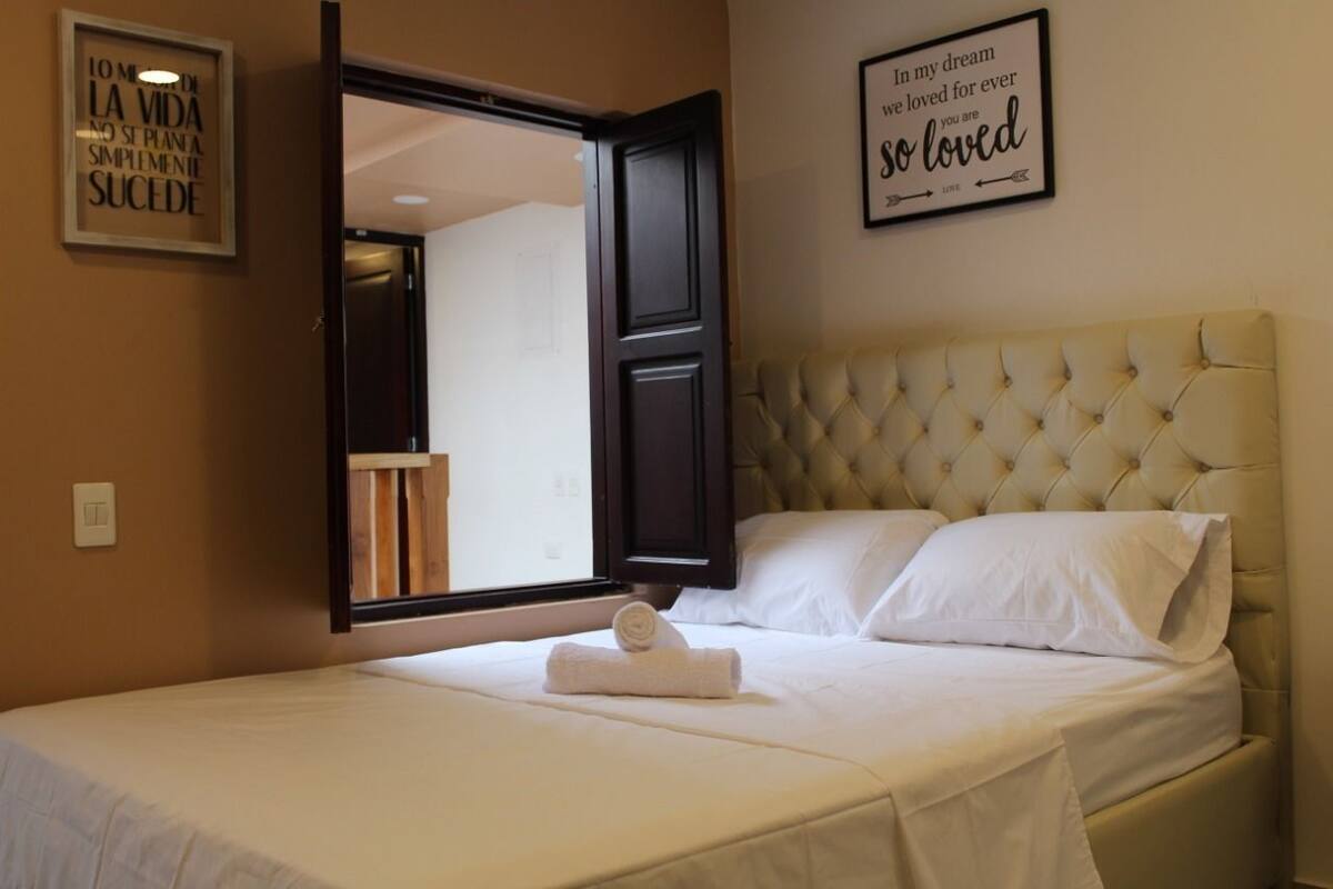 2 habitaciones y ropa de cama de alta calidad
