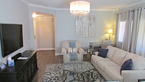 Condo (2BR Scottsdale Westworld Condo) | Living area | Flat-screen TV - 16801 Scottsdale (Scottsdale)