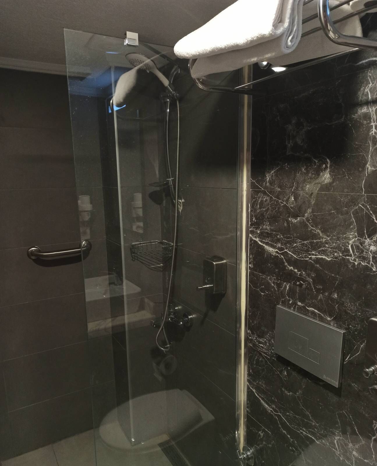 Deluxe-Studiosuite | Dusche im Bad