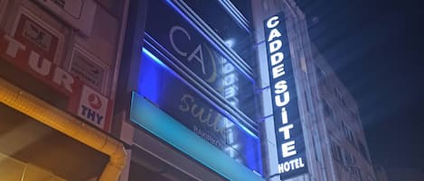 Front of property - evening/night