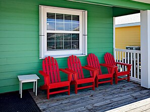 Balcony - The Naughty Monkey (Port Aransas)