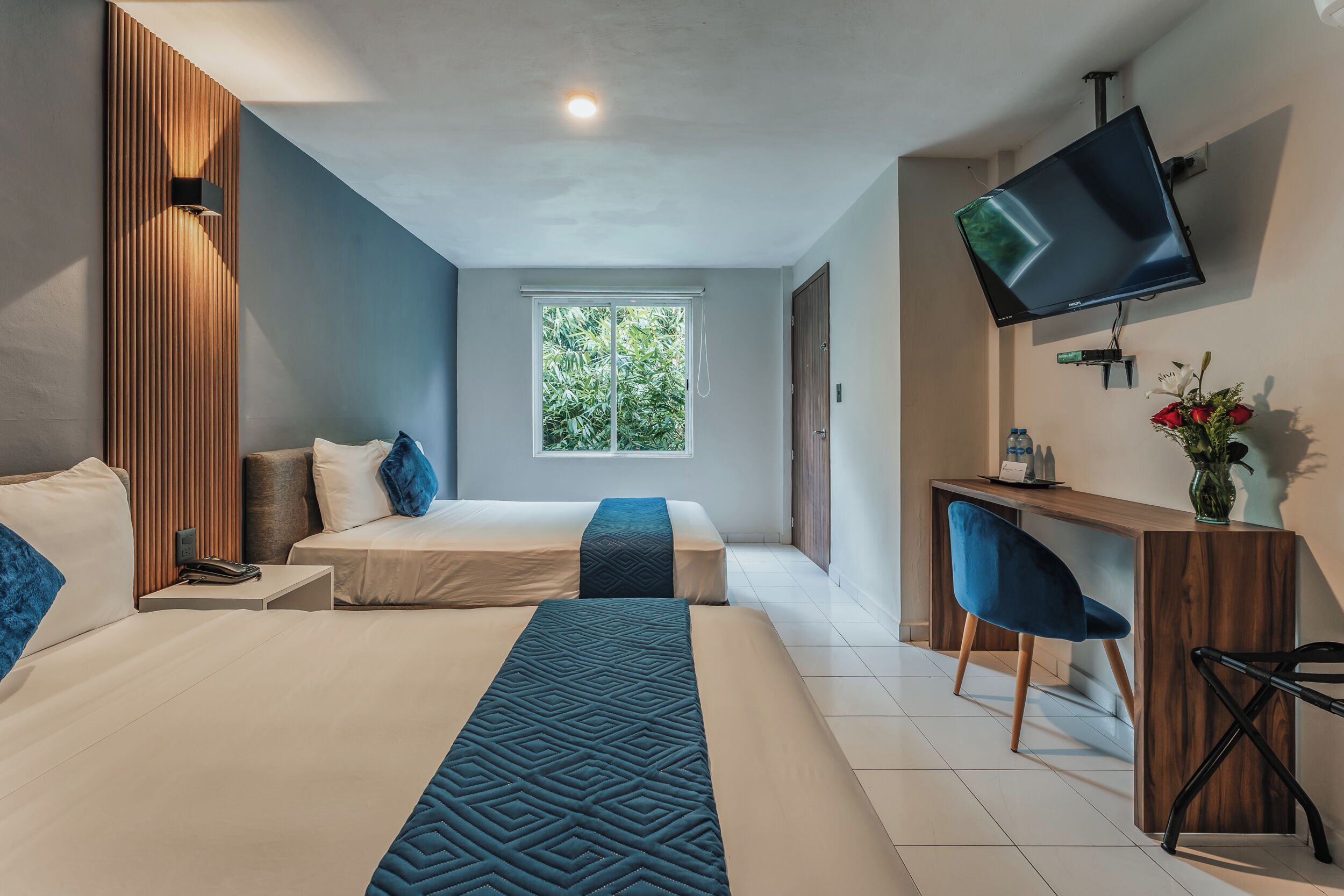 standard room, 2 double beds | 1 bedroom, hypo-allergenic bedding, in-room safe, individually decorated