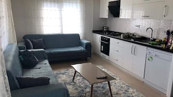 Familienapartment | Eigene Küche | Großer Kühlschrank, Mikrowelle, Ofen, Geschirrspüler