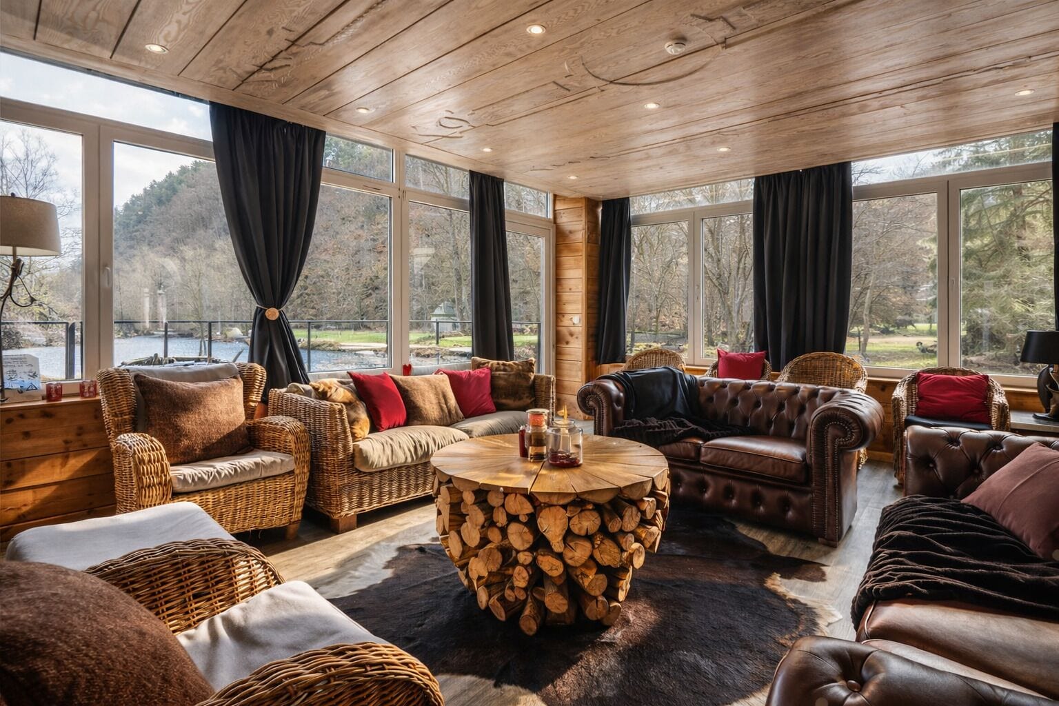 TV, fireplace, DVD player, table football