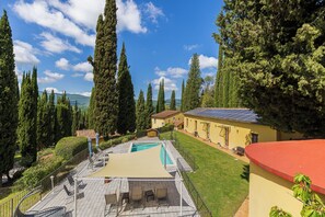 Terrace/patio - TWO PRIVATE VILLAS WITH 2 HEATED SWIMMING POOLS IN LUSH PRIVATE ESTATE SLEEPS 12 (chiusi)