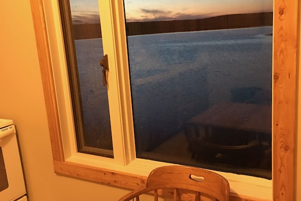 The wonderful view from our kitchen window