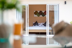 2 slaapkamers, een kluis op de kamer, gratis wifi, beddengoed