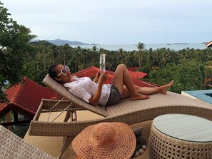 Pool - Sea view villa 185m close to Bophut and Maenam (Ko Samui)