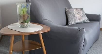 Idylische Nichtraucherwohnung auf dem Land mit PKW & Räder Stellplatz