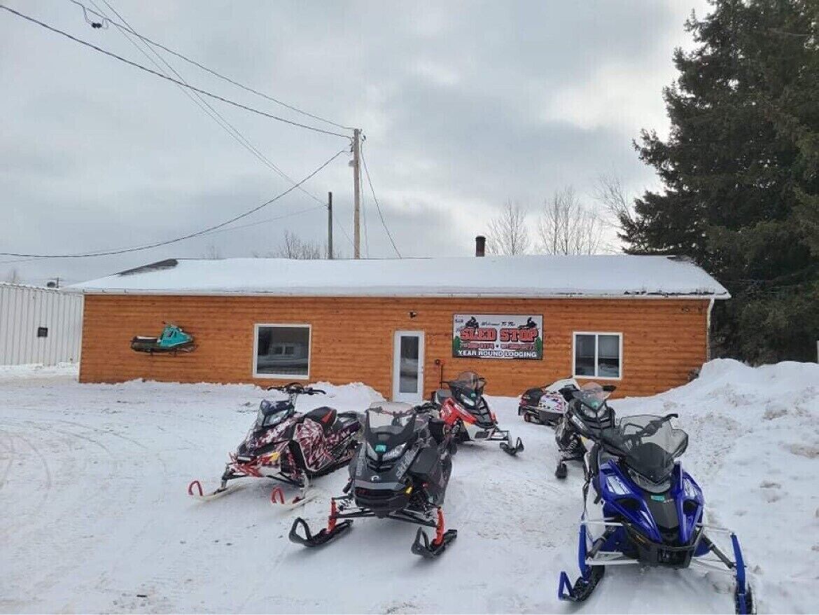 The Sled Stop located on ATV/Snowmobile Trail. 