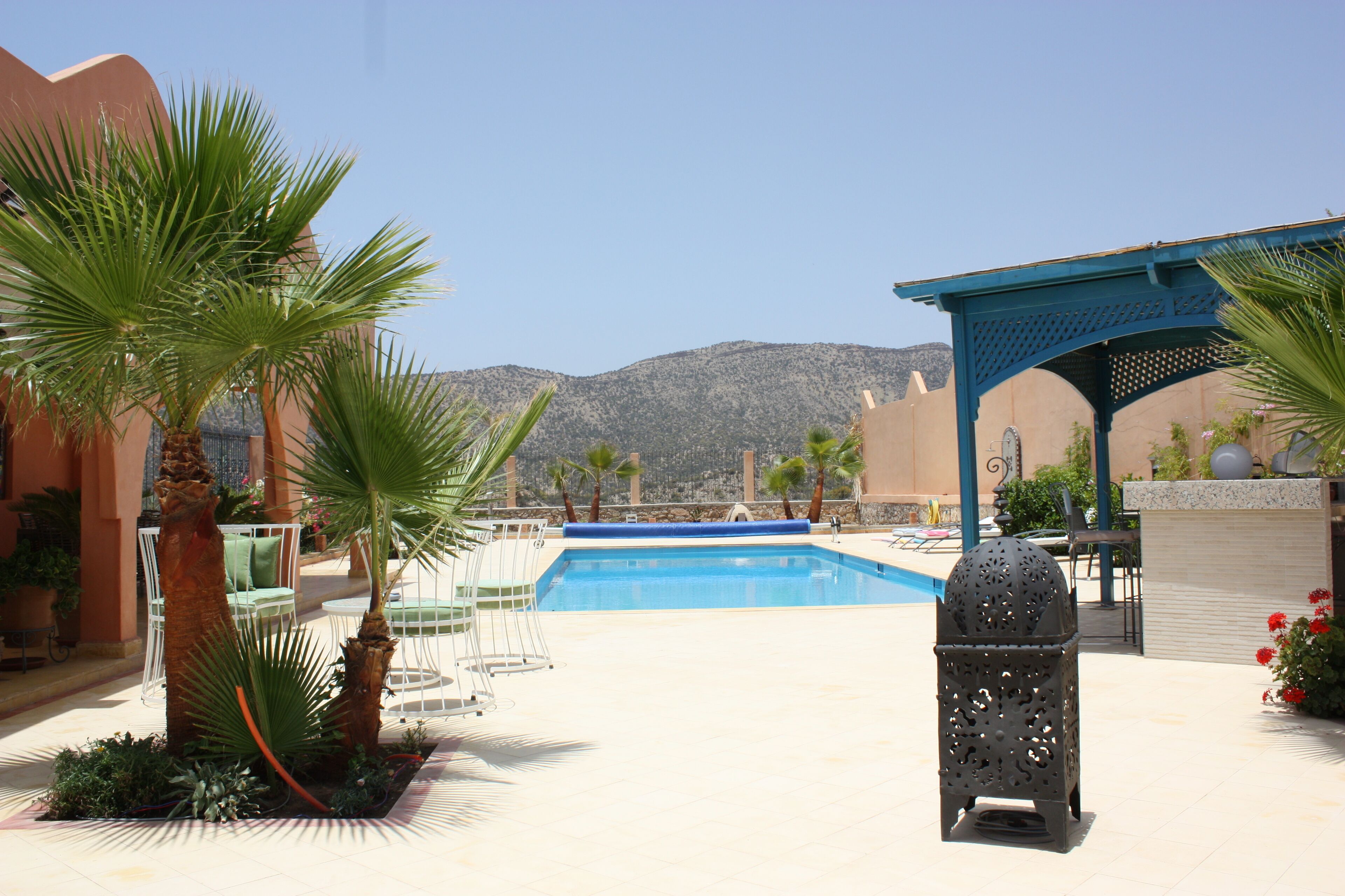 vue sur piscine
