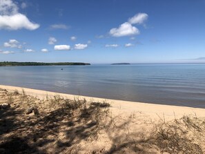 En la playa