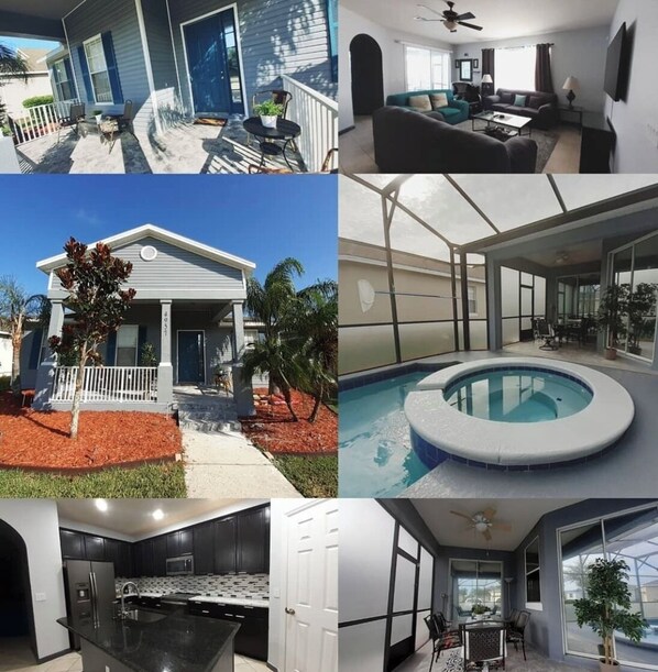 Outdoor pool, a heated pool - Find Tranquility: Escape Life’s Chaos in a Soul-Soothing Oasis Vacation Home (Kissimmee)