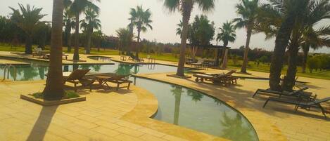 Indoor pool, outdoor pool