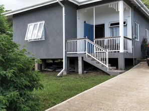 Exterior detail - The Beautiful Wild Blue lodge (St. George)