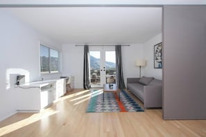 TV, fireplace, offices