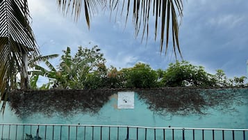 Vista frontal de la propiedad