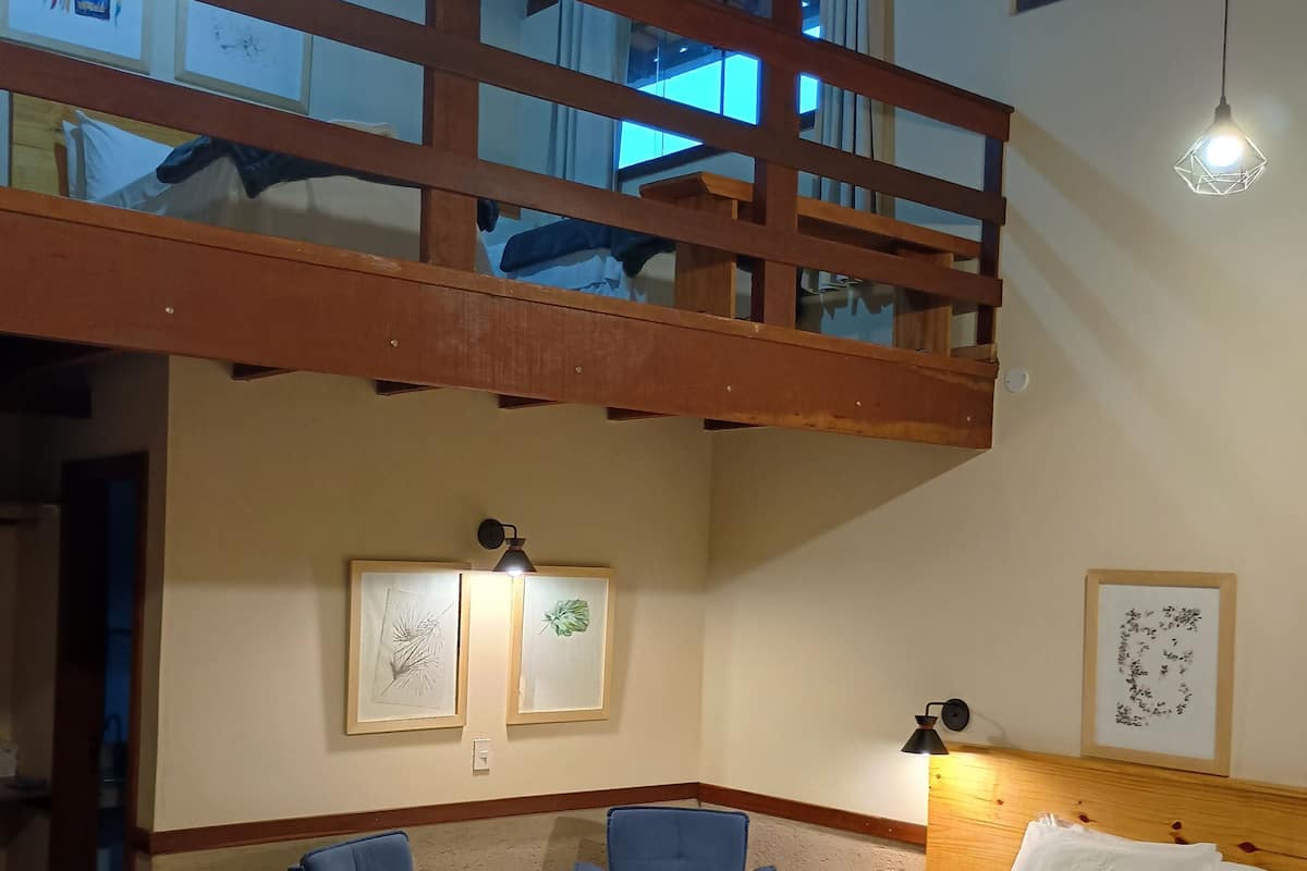 Estúdio família | Frigobar, Wi-Fi de cortesia, roupa de cama