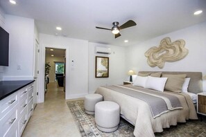 1 habitación, tabla de planchar con plancha, wifi y ropa de cama 