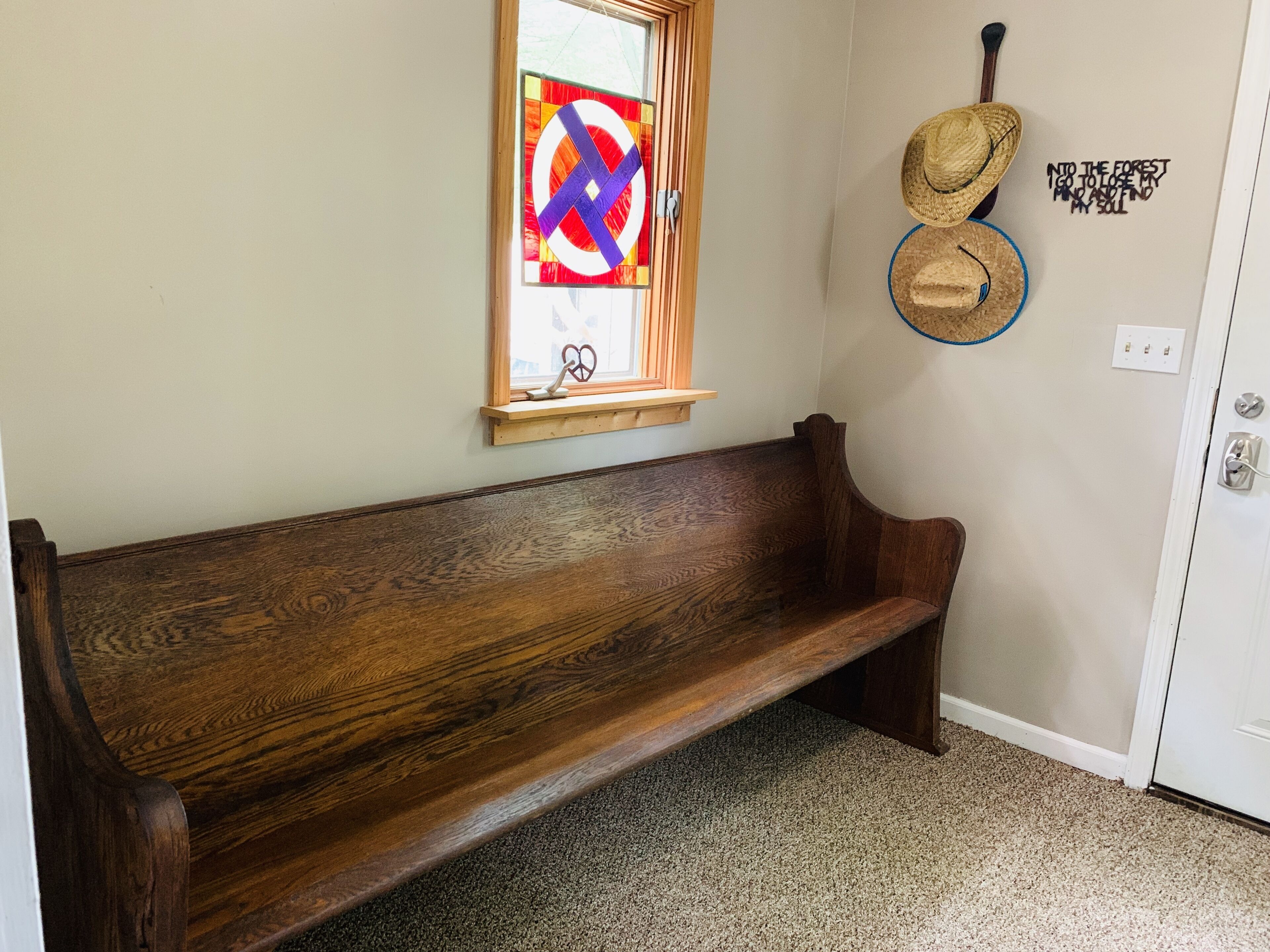 Mud room at entrance