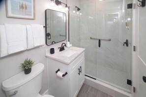 Hair dryer, towels