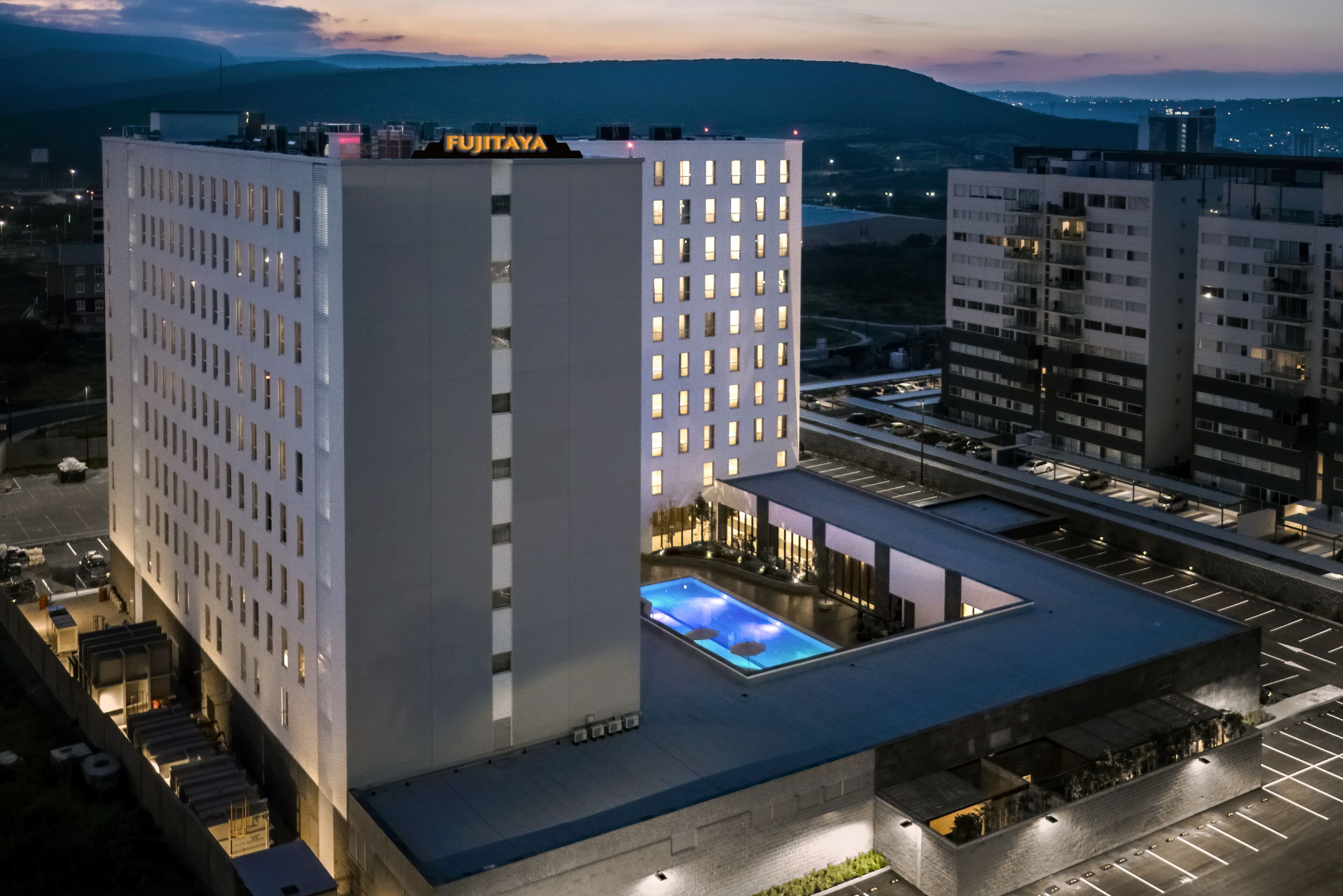 Façade de l’hébergement 