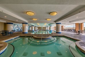 Indoor pool, outdoor pool