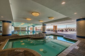 Indoor pool, outdoor pool