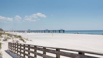Beach nearby, sun-loungers