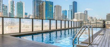 Indoor pool, outdoor pool