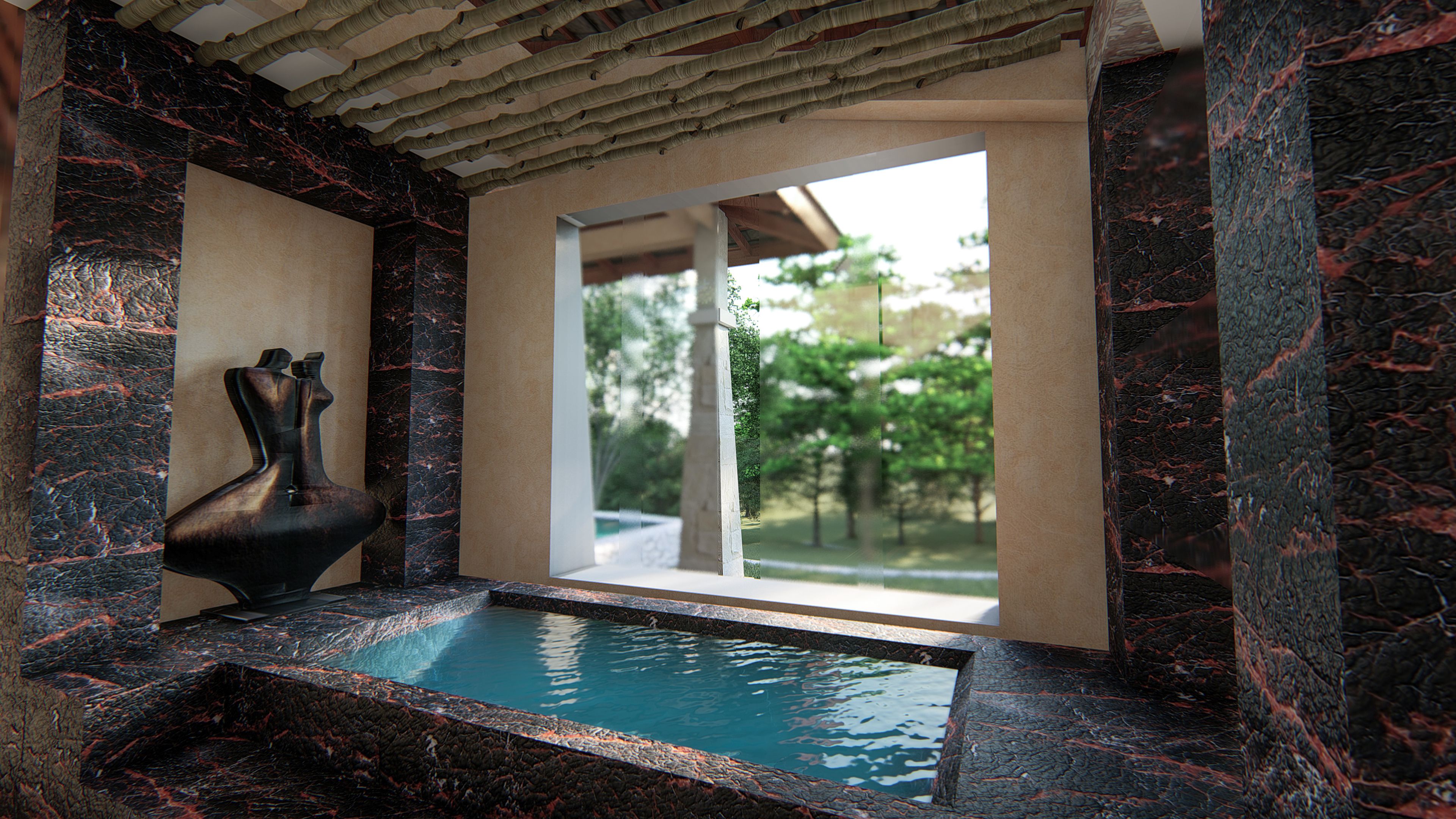 Double Room (Anahata) | Bathroom | Shower, free toiletries, hair dryer, towels