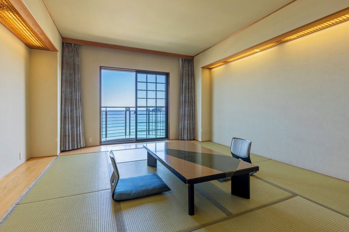 Japanese Style Room, Ocean View | In-room safe, desk, soundproofing, WiFi (free)