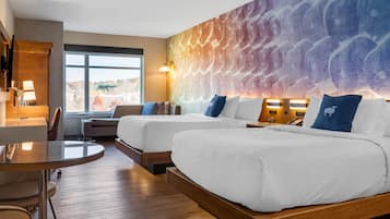 Desk, WiFi (free), bed sheets