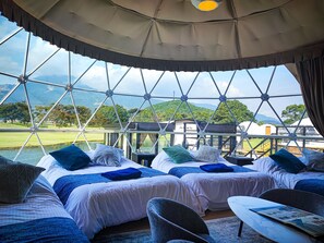 Habitación cuádruple de lujo, para no fumadores (Twin Dome) | Edredón y artículos del minibar gratis