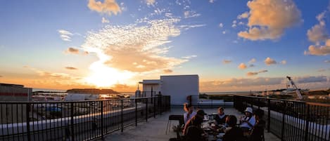 Terrasse sur le toit